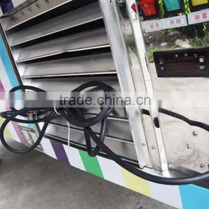 Electric Type Ice Cream Cart With Wheels/food Kiosk With Beverage Machine thumbnail-2
