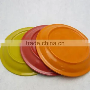 Low Price High Quality Round 9 " Melamine Dinner Bamboo Plate thumbnail-2