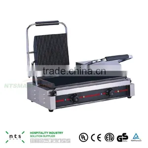 Good Quality Hotel Fast Food Restaurant Enamel Coating Design Electric Contact Grill thumbnail-3