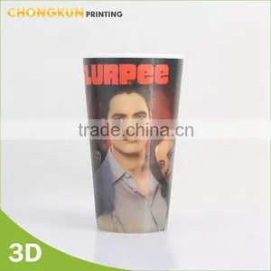 Widely Use Fashionable Disposable Smoothie Plastic Cup 3D Model With Lids thumbnail-1
