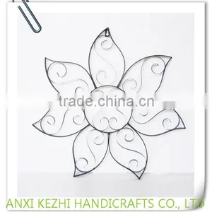 LC-80128 Wholesale Metal Iron Antique Hanging Craft Wall Decor With Tealight Holder thumbnail-5