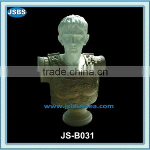 Carved Marble Antique Soldier Statue thumbnail-1