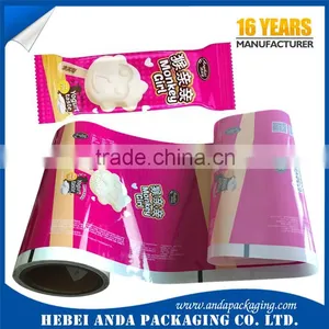 Printing Packaging Pouch for Ice Cream Bar/Ice Lolly Wrapping Film Roll/popsicle Plastic Bag thumbnail-6
