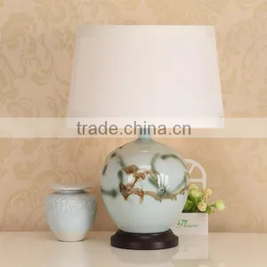 Aqua Decorative Porcelain Lamp for Room thumbnail-2