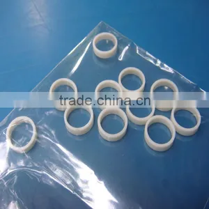 Small Natrual Nylon PA66 Gf30 Plastic Injection Parts / o Ring With Mould thumbnail-2