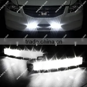 LED Super White Car Driving Lamp Fog 12v Universal 2X Drl Daytime Running Light thumbnail-1