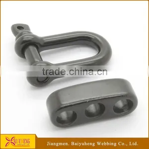 Wholesale Black Adjustable Shackle for Paracord Bracelet thumbnail-1
