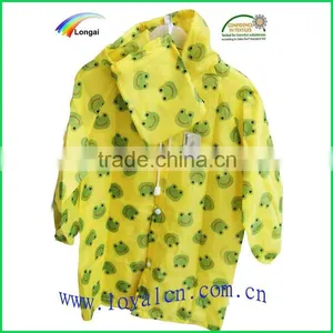 Summer Fashional Midi Pattern The Princess Style Strawberry Kids Raincoat thumbnail-4