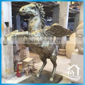 Sandstone Flying Horse Statue thumbnail-2