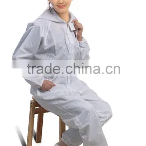 White / Blue /Pink Anti-static Coveralls Sanitary Barrier thumbnail-1