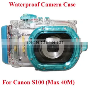 Underwater 40M Waterproof Camera Case for Conon S100 thumbnail-1