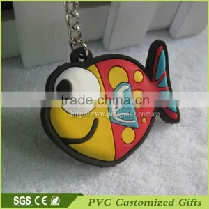 Wholesale Soft Pvc Fish Shape Keychain thumbnail-3