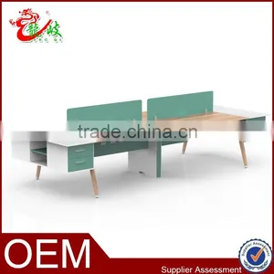 2016 New Design Office Furniture 4 Seats Modular Workstation With Cabinet M1632 thumbnail-1