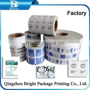 Printed Aluminum Foil Paper Packing Lemon Cleaning Wipes, Aluminium Foil Paper Packaging for Adult Wet Wipes, Cleaning Wet Wipes thumbnail-3