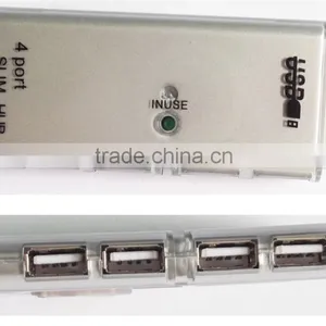 China Export Portable Novelty Slim USB 2.0 Hub 4 Port With Short Hide Cable thumbnail-6