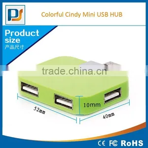 New Portable Slim Usb Hub 4 Ports Cordless for Best Gifts thumbnail-2