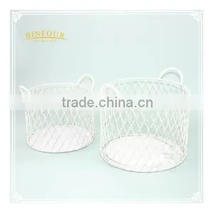 Classical 2 Set Metal Hanging Fruit Basket,metal Iron Fruit Storage Basket thumbnail-1