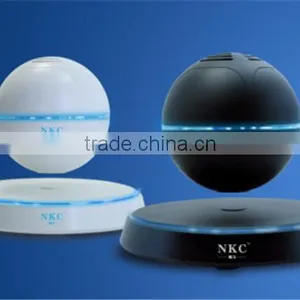 Factory Supply Mini Portable Magnetic Levitating Led Light Bluetooth Speaker thumbnail-5