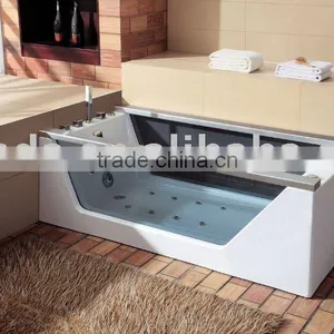 Glass Panel Massage Bathtub thumbnail-1