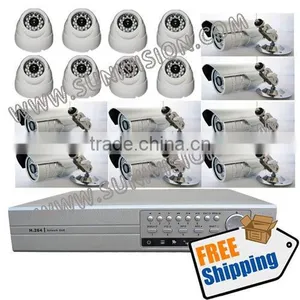 CCTV SYSTEM H.264 16 CHANNEL DVR Kit With Cheap Camera 700TVL HOME & BUSINESS KIT thumbnail-1