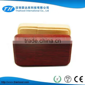 Wholesale Square Laser Engraved Walnut Wood USB Flash Drive thumbnail-1