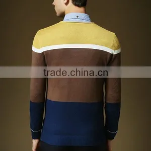 2015 Autumn New Design the Most Popular Sweater Low Collar for Latest New Style Sweater thumbnail-6