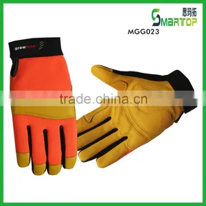 Customized Heavy Duty Anti-Slip Pilot Leather Glove thumbnail-1
