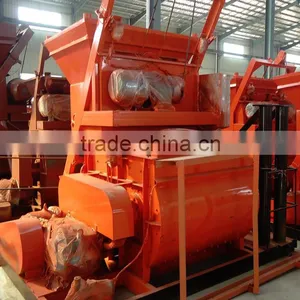Mini Concrete Mixer JS500 Cement Mixer Concrete Pan Mixer for Sale thumbnail-2