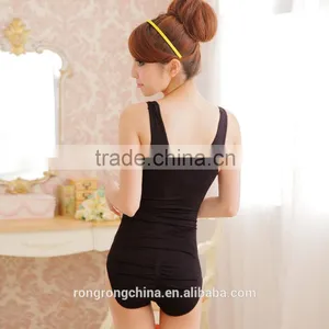 Waist Cincher Bodysuit For Ladies Latest Technology Black Color thumbnail-2