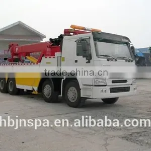 HOWO 8*4 With Hydraulic Arm Road Tow Truck for Sale thumbnail-1