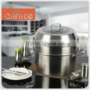 Allnice-Element High-quality Heavy-gauge Stainless Steel Cookware Steamer Pot thumbnail-1