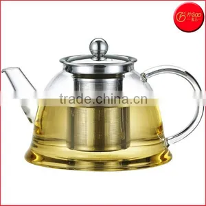 1500ml Borosilicate Glass Tea Pot With Stainless Steel Infuser thumbnail-1