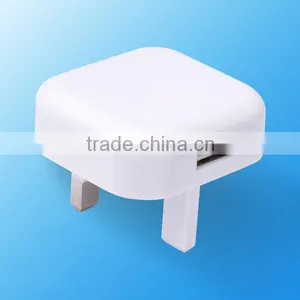 Hot Selling in 5v 1A UK Pllug Usb Wall Charger for Mobile Phone thumbnail-3
