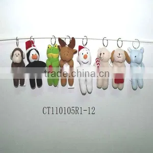 Christmas Promotion Plush Little Animal Pendant/Keyring/Keychain thumbnail-1