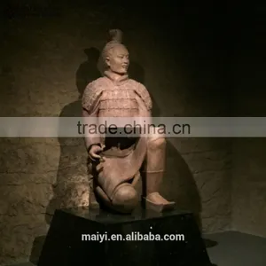 2015 Latest Ancient Solider of Chinese Wax Figure Silicone Wax Statue thumbnail-2