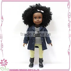Baby Black Dolls Wholesale Mini Vinyl Girl African American Dolls thumbnail-1