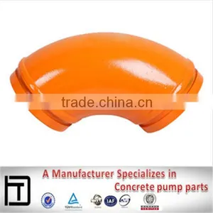 Concrete Pumps Parts, DN125*R275 Twin-wall Steel Pipe Fitting Elbow thumbnail-5