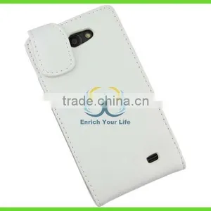New Arrival White Leather Card Case for Samsung Galaxy Covers thumbnail-1