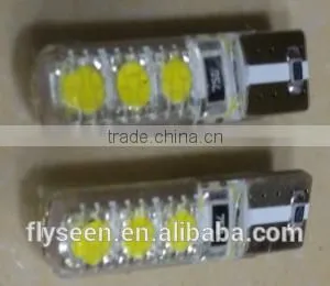 New Style T10 W5W Silica COB 6SMD High Power 194 168 T10 Led Light thumbnail-1