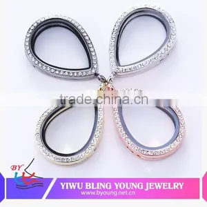 Wholesale Water Drop Diy Charm Locket thumbnail-2