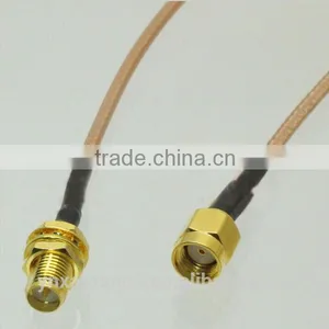 RP SMA Male to Female Pigtail WLAN Telecom RF Antenna RG316 Coaxial Cable 30cm thumbnail-4