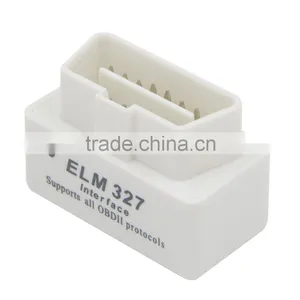 New Design SUPER ELM327 Bluetooth OBD2 V2.1 White Smart Car Diagnostic Interface Wireless Scan Tool thumbnail-1