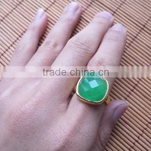 New Style Top Sell 925 Sterling Silver Blur Gemstone Rings thumbnail-3