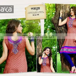 COTTON ANARKALI MODEL KURTIS thumbnail-3
