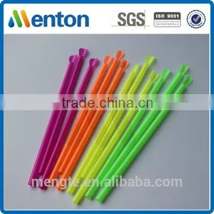 Buy Directly From Factory Colorful Hard Plastic Straw With Spoon thumbnail-1