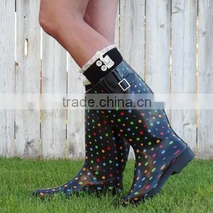 Nice Girl Crochet Knitting Lace Leg Warmer Infant Warmer Boot Socks thumbnail-4