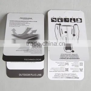 High Quality Folded Paper Hangtag With Four Sides Printed for Astronauts Clothing thumbnail-4
