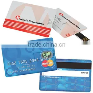 Custom Credit Card Size USB Flash Drive (8GB) thumbnail-1