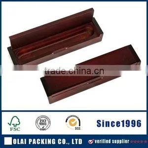 Luxury Wooden Pen Box Set Clear Lid thumbnail-1