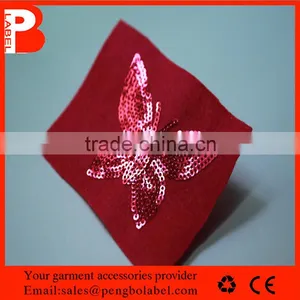 New Arrival Custom Embroidery Patch Heat-cut Border With Iron on Backing thumbnail-1